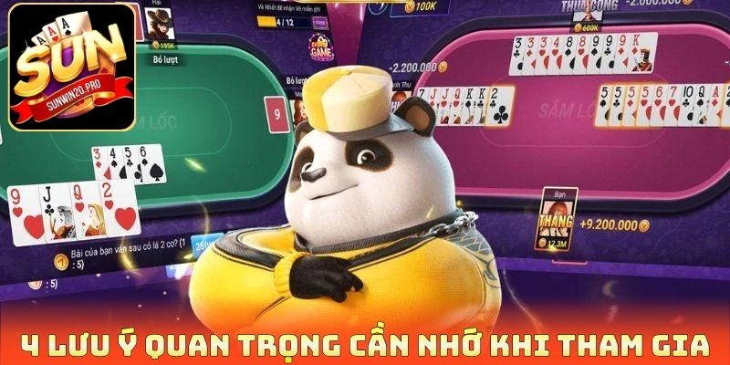 4 lưu ý quan trọng cần nhớ khi tham gia