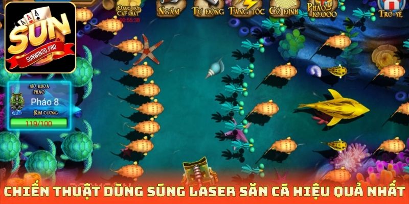 Chiến thuật dùng súng laser săn cá hiệu quả nhất